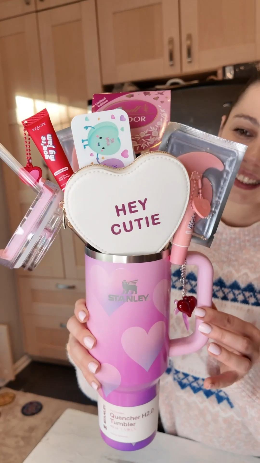 Who said a tumbler is just a tumbler? 💘

We took a Stanley special edition with hearts and turned it into the sweetest little surprise… filling it with small, thoughtful gifts 🤍

It’s cute, creative, and something she’ll actually use every day — a reminder of you with every sip 🥹

Save this for Mother’s Day or any moment you want to make extra special 🎁✨

#LTKmomlife #LTKSeasonal #LTKMothersDay