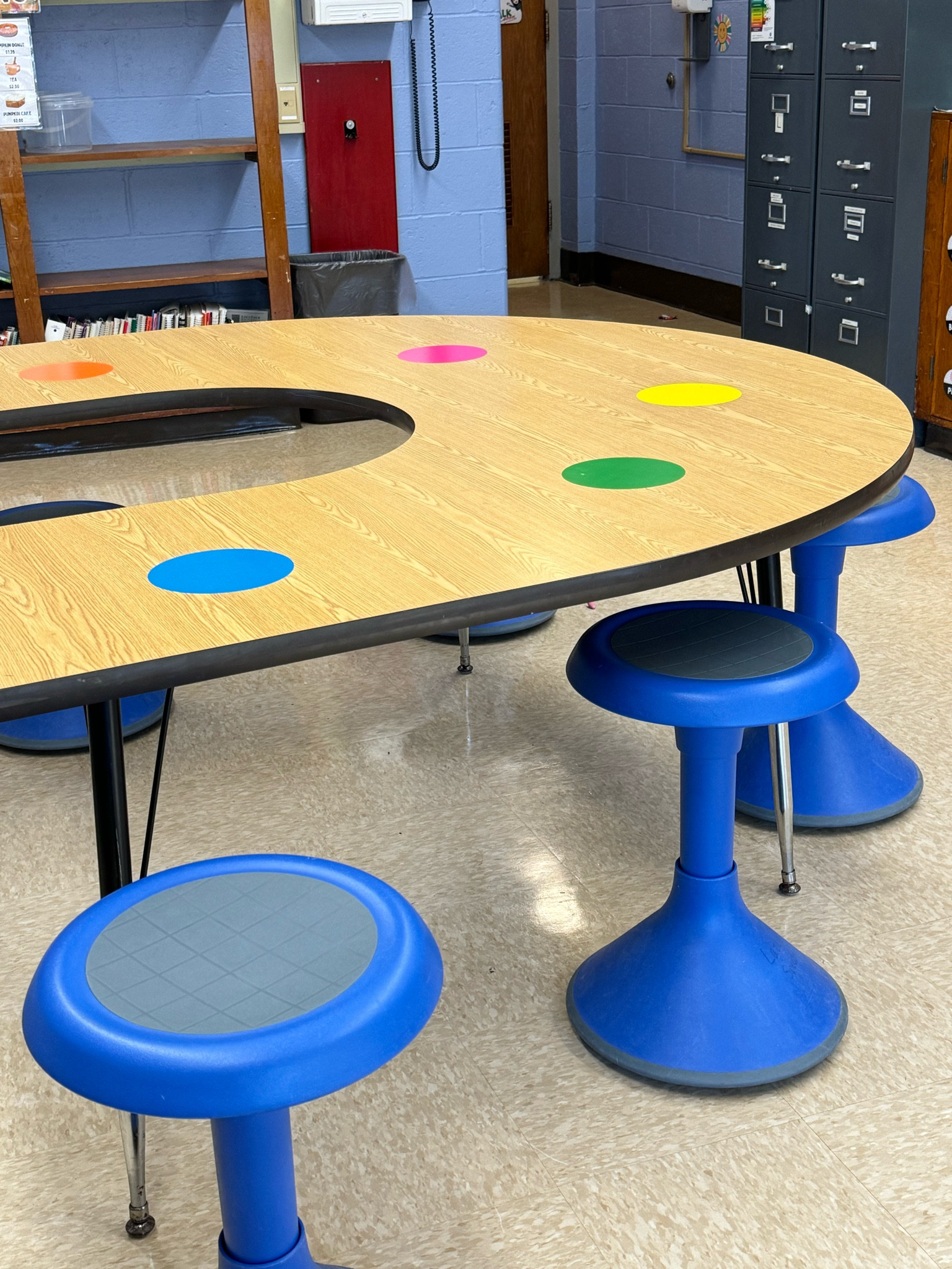 Spot dots for table 