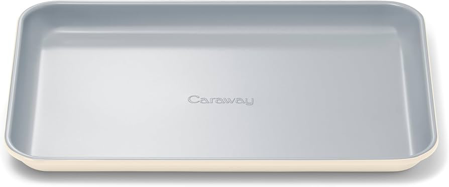 Caraway Nonstick Ceramic Small Baking Sheet (9x13”) – Non-Toxic, PTFE & PFOA Free – Oven Sa... | Amazon (US)