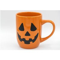 Halloween Pumpkin Orange Coffee Mug | Etsy (US)