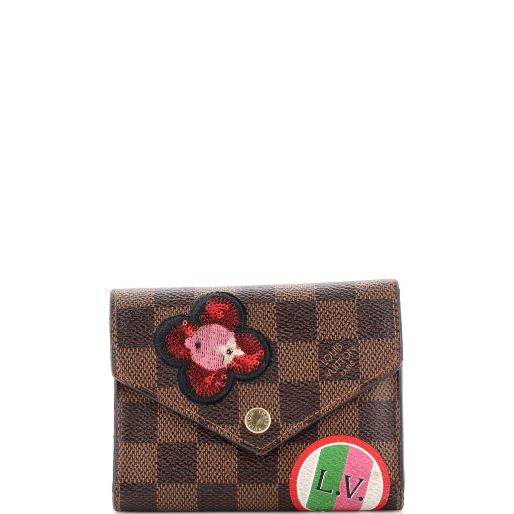 Victorine Wallet Limited Edition Patches Damier | Rebag