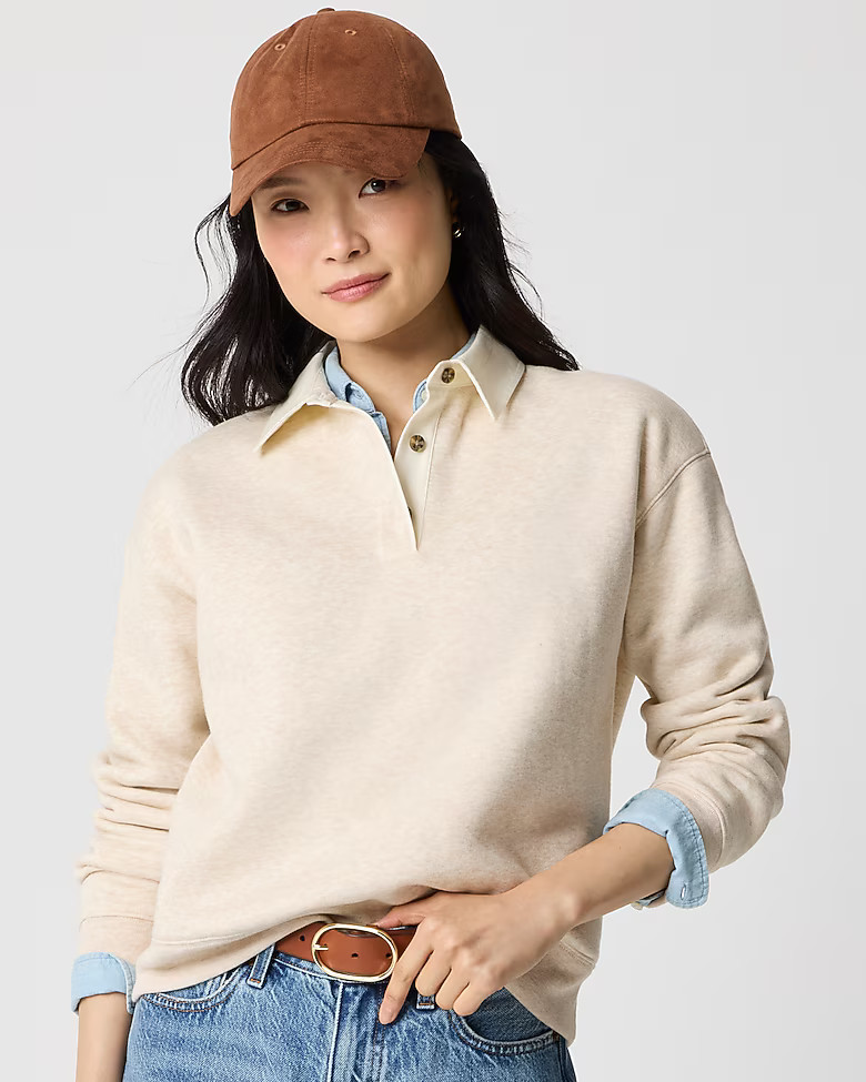 Rugby polo sweatshirt | J.Crew Factory