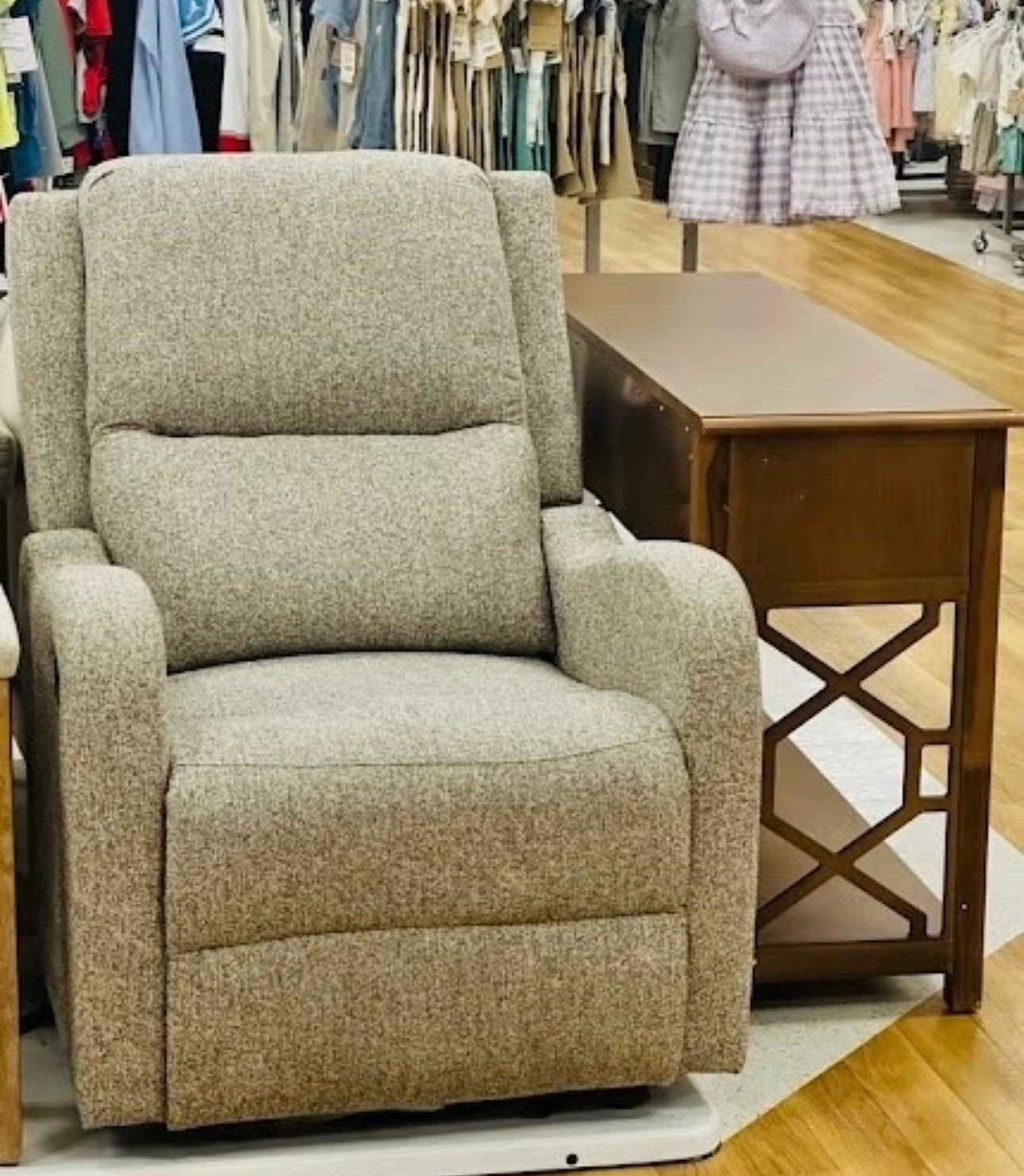 Who says recliners can't be chic? ✨ This oatmeal-colored textured chair is proof you don’t have to sacrifice style for comfort. The perfect spot for morning coffee or a late-night read.

#LTKHome