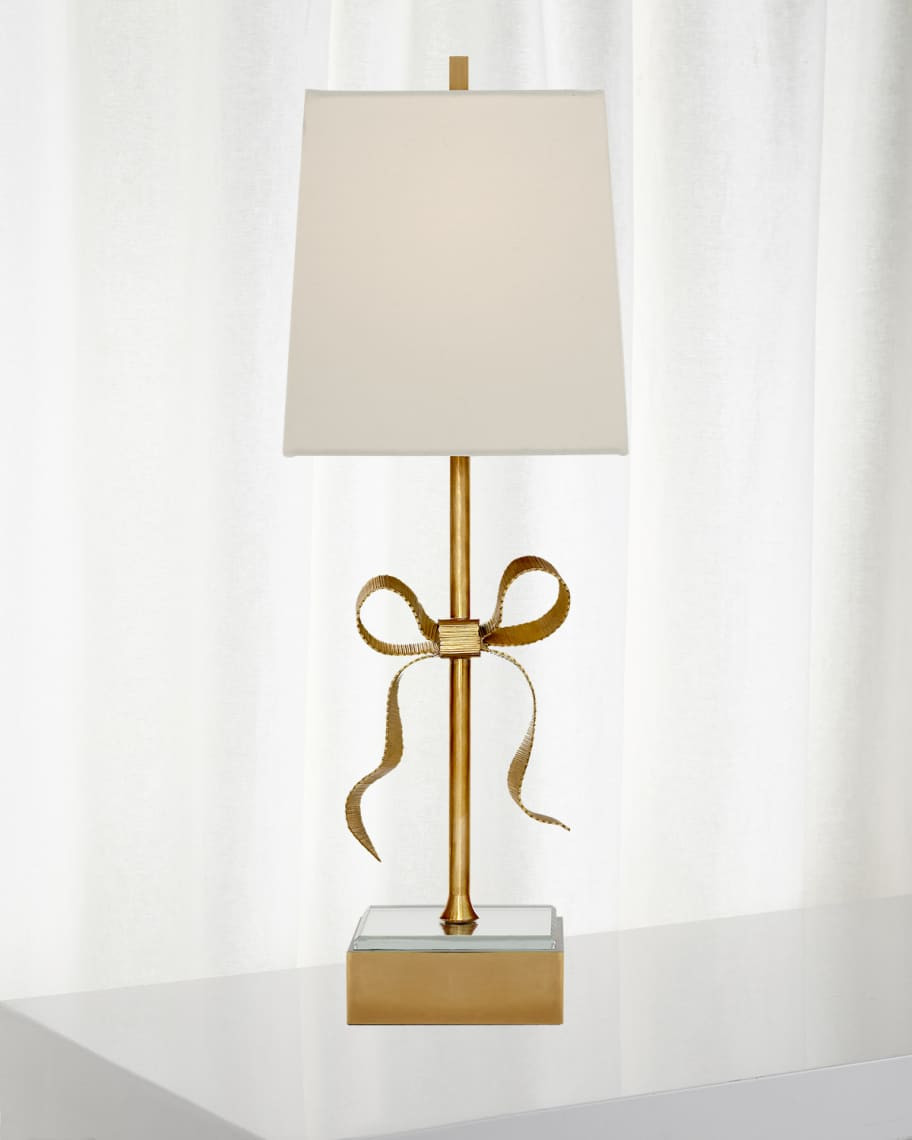 Visual Comfort Signature Ellery Grosgrain Bow Table Lamp | Neiman Marcus