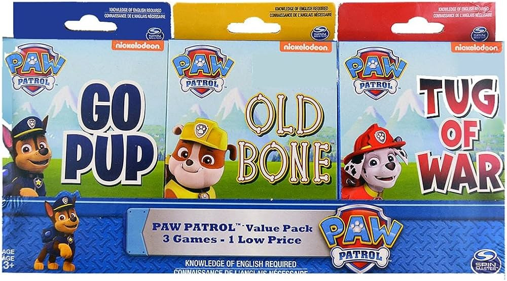 Paw Patrol 3 Card Game Value Pack | Amazon (US)