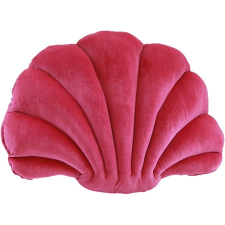 Seashell Throw Pillow Hot Pink Sea Ocean Themed Seashell Couch Decorative Pillows For Sofa Chair Bed | Walmart (US)