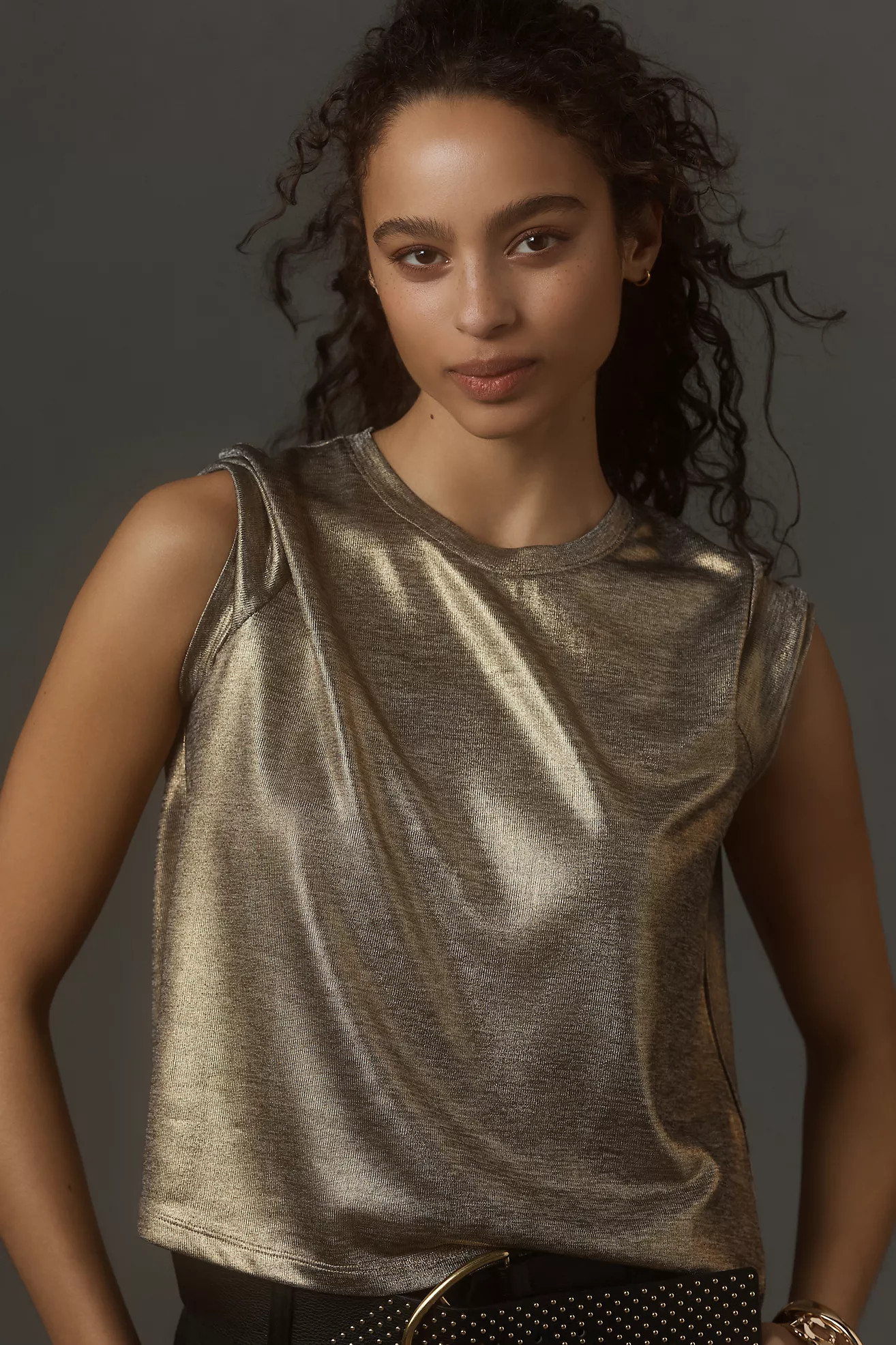 Porridge Shine Glam Tee | Anthropologie (US)