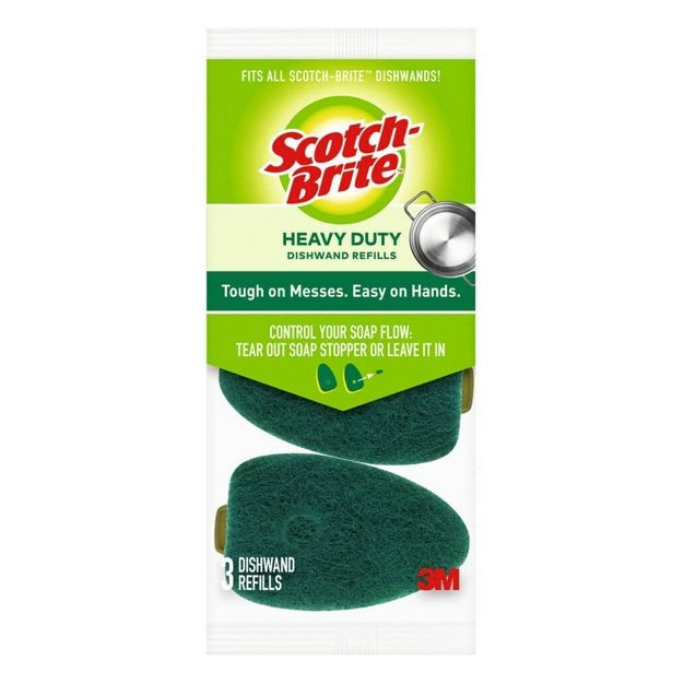 Scotch-Brite Heavy Duty Dishwand Refill - 3pk | Target