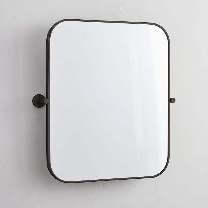 Metal Frame Pivot Wall Mirror - Rectangle | West Elm (US)