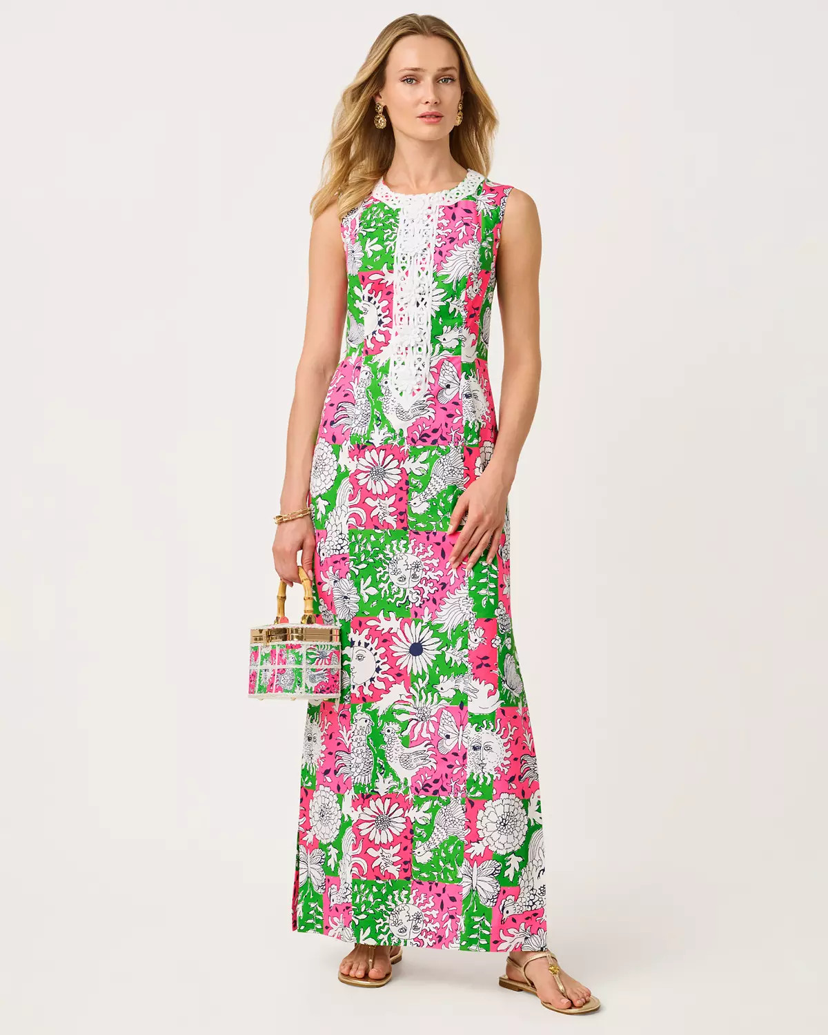 Barberine Stretch Maxi Shift Dress | Lilly Pulitzer