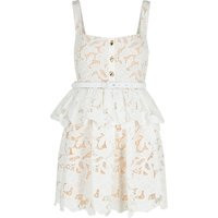 Self Portrait 'Lace' Dress In White Polyamide Blend | Balardi (US & Canada)