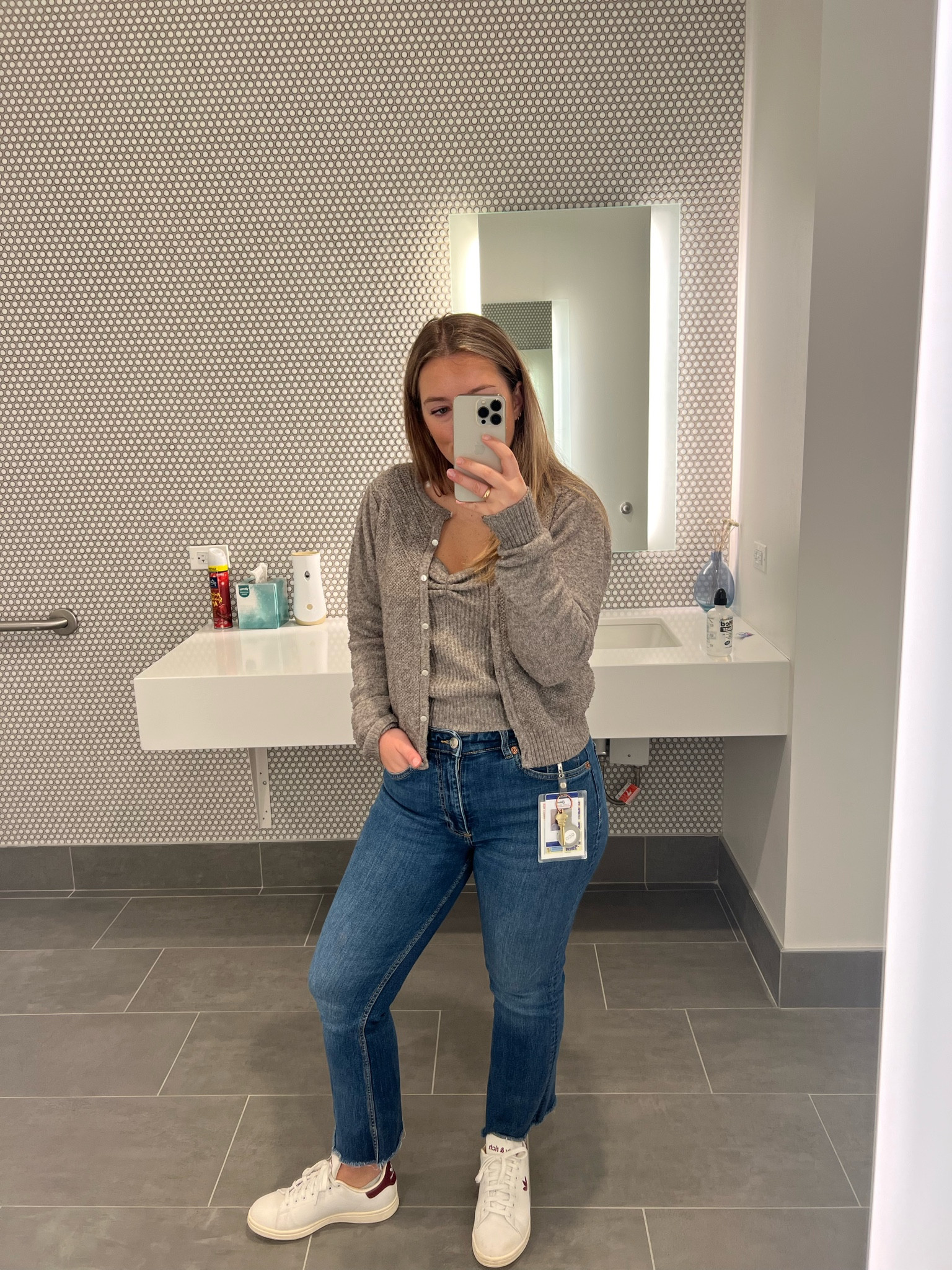 Friday work outfit! Love a good smart casual moment with sneakers and a sweater set 😙

#LTKfindsunder100 #LTKfindsunder50 #LTKMostLoved