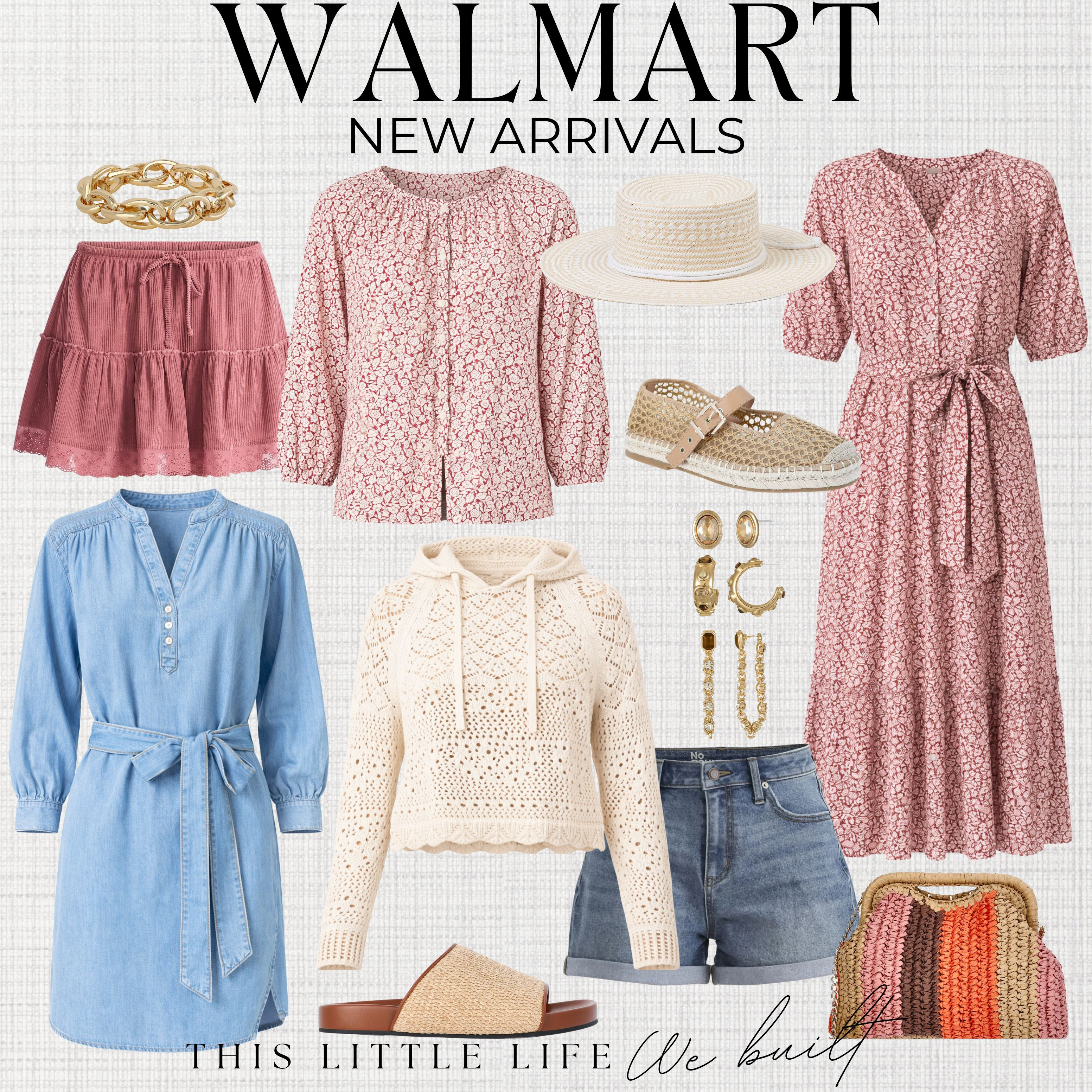 New Spring Outfits from Walmart!
Walmart Fashion / Walmart Spring / Lightweight Knit Sweaters / Flowy Midi Dresses / Linen Button-Up Shirts / Neutral Blazers / Wide-Leg Pants / Cropped Cardigans / Floral Dresses / Ribbed Tank Tops / Denim Jackets / Soft Pastel Tops / White Jeans / Relaxed Jumpsuits / Ballet Flats / Loafers & Mules / Neutral Sneakers / Strappy Sandals / Woven Handbags / Straw Totes / Crossbody Bags / Layered Gold Jewelry / Delicate Necklaces / Statement Earrings / Silk Hair Scarves / Oversized Sunglasses / Lightweight Spring Jackets 

 #LTKootd #LTKSeasonal