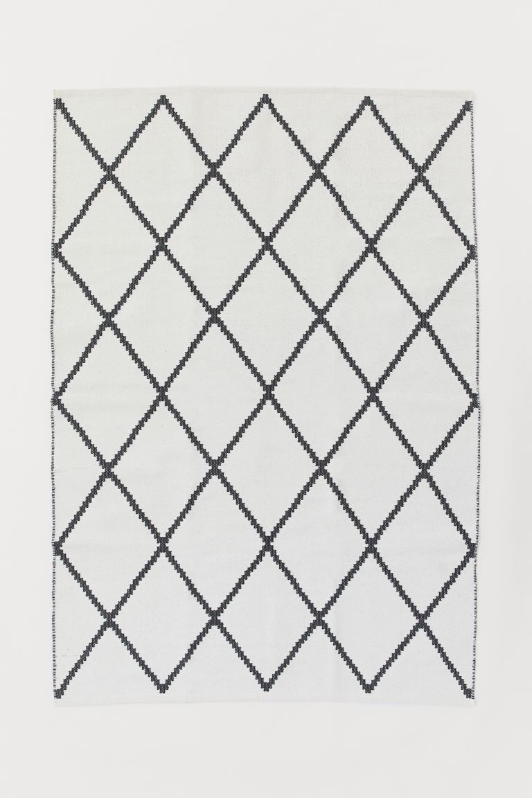 Jacquard-weave Cotton Rug | H&M (US + CA)