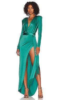 Bronx and Banco Maxi Dress in Teal from Revolve.com | Revolve Clothing (Global)