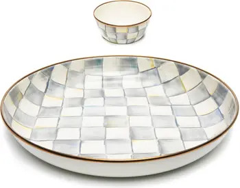 Sterling Check Chip & Dip Set | Nordstrom