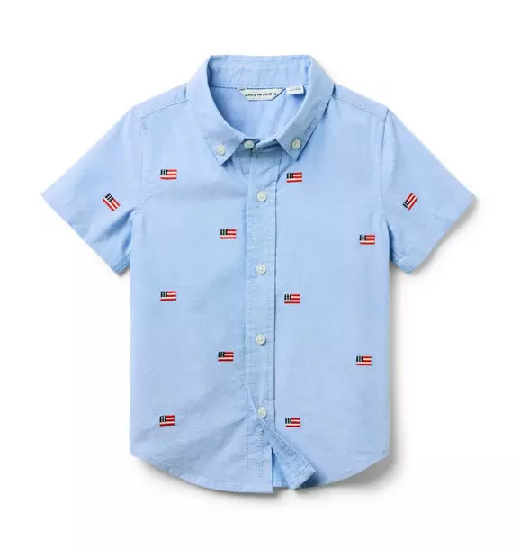 The Embroidered Oxford Shirt | Janie and Jack