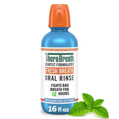 TheraBreath Fresh Breath Mouthwash - Icy Mint | Target