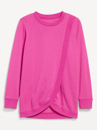 Maternity Cross-Front Nursing Tunic | Old Navy (US)