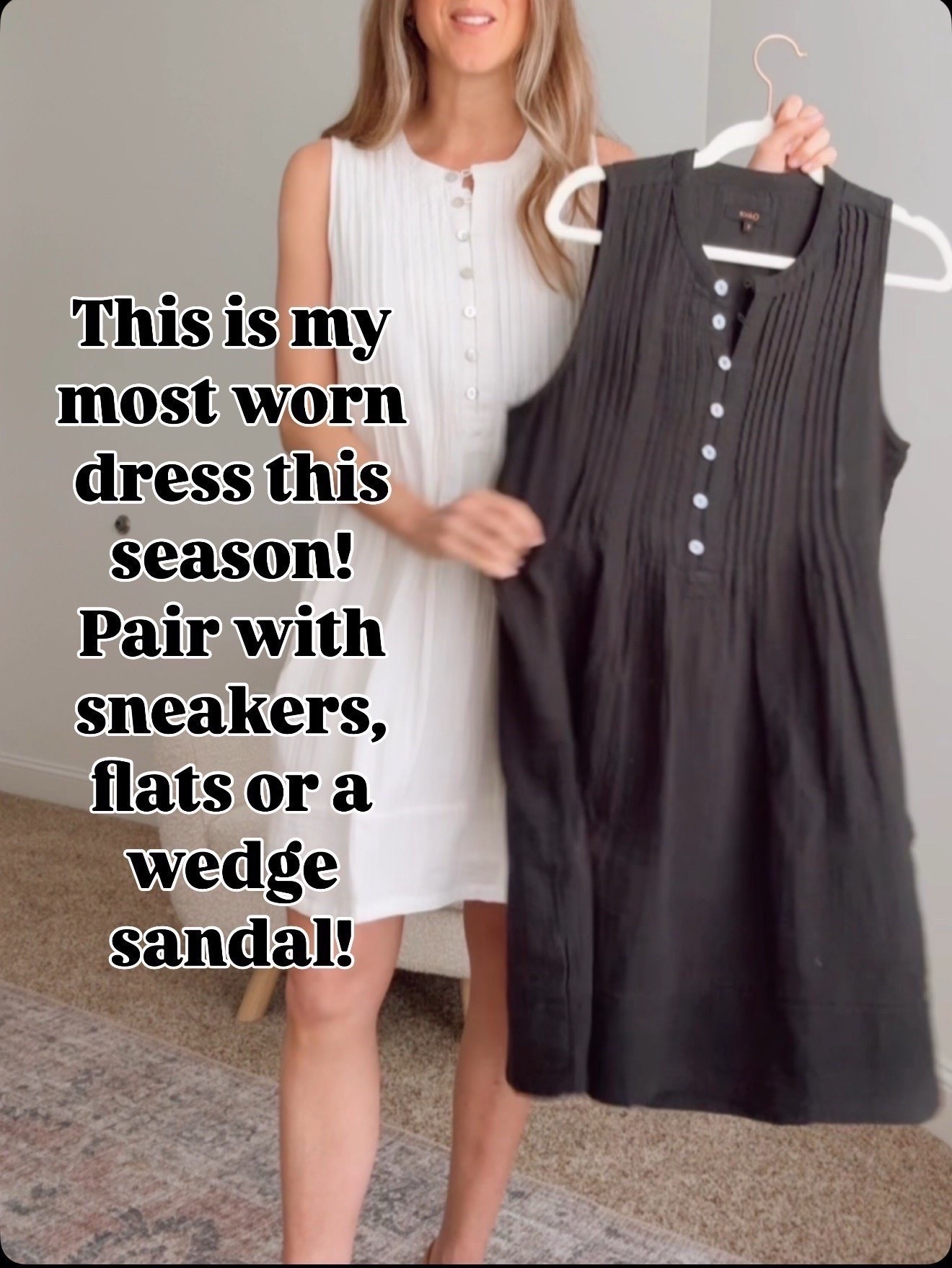 This is the dress I wear on repeat because it’s that easy and flattering.

black summer dress, sleeveless dress women, casual summer outfits, everyday dresses, women over 40 style, versatile dress outfit, travel outfits women, comfortable dresses, spring summer outfits, capsule wardrobe, easy outfit ideas

#LTKWedding #LTKTravel #LTKOver40