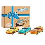 Hot Wheels Glow Riders 3-Pack Set, Red Teal and Yellow Toy Cars with Lights and Sounds, Amazon Ex... | Amazon (US)