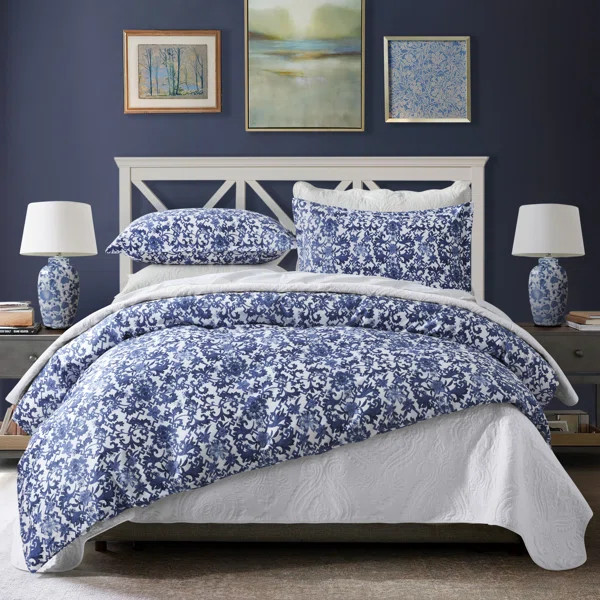 Middendorf Cotton Sateen Floral Duvet Cover Set | Wayfair North America
