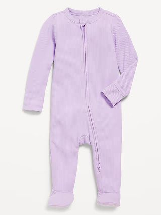 2-Way-Zip Sleep & Play Footed One-Piece for Baby | Old Navy (US)