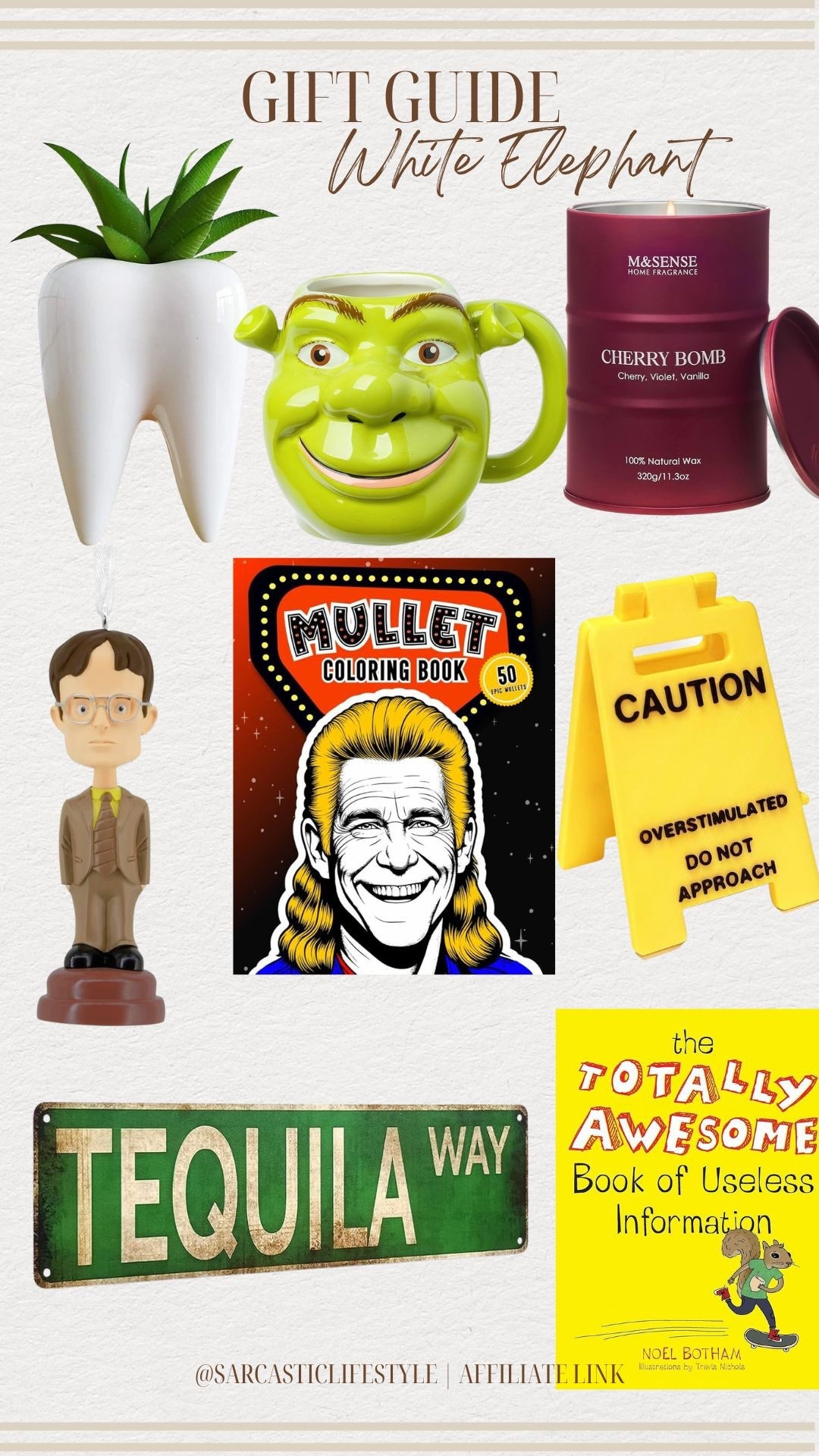 Funny white elephant gift ideas.

#whiteelephantgifts #whiteelephantgiftideas #funnygifts #gagGifts #funnygiftideas #funnyholidaygifts #whiteelephantexchange #funnychristmasgifts #sillygifts #holidaygagGifts #christmasgiftideas #holidaygiftguide #giftguide2025 #christmas2025 #stockingstufferideas #lastminutegifts #under25gifts #budgetfriendlygifts #funnyfinds #viralchristmasgifts

#LTKHoliday #LTKGiftGuide