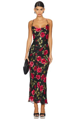MORE TO COME Haylo Maxi Dress in Black Floral from Revolve.com | Revolve Clothing (Global)