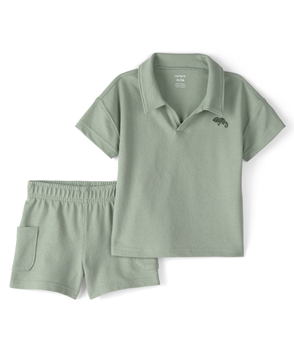 Carter's Boys' Toddler 2T-5T Top & Short, 2-Piece Set - Green | Macy's