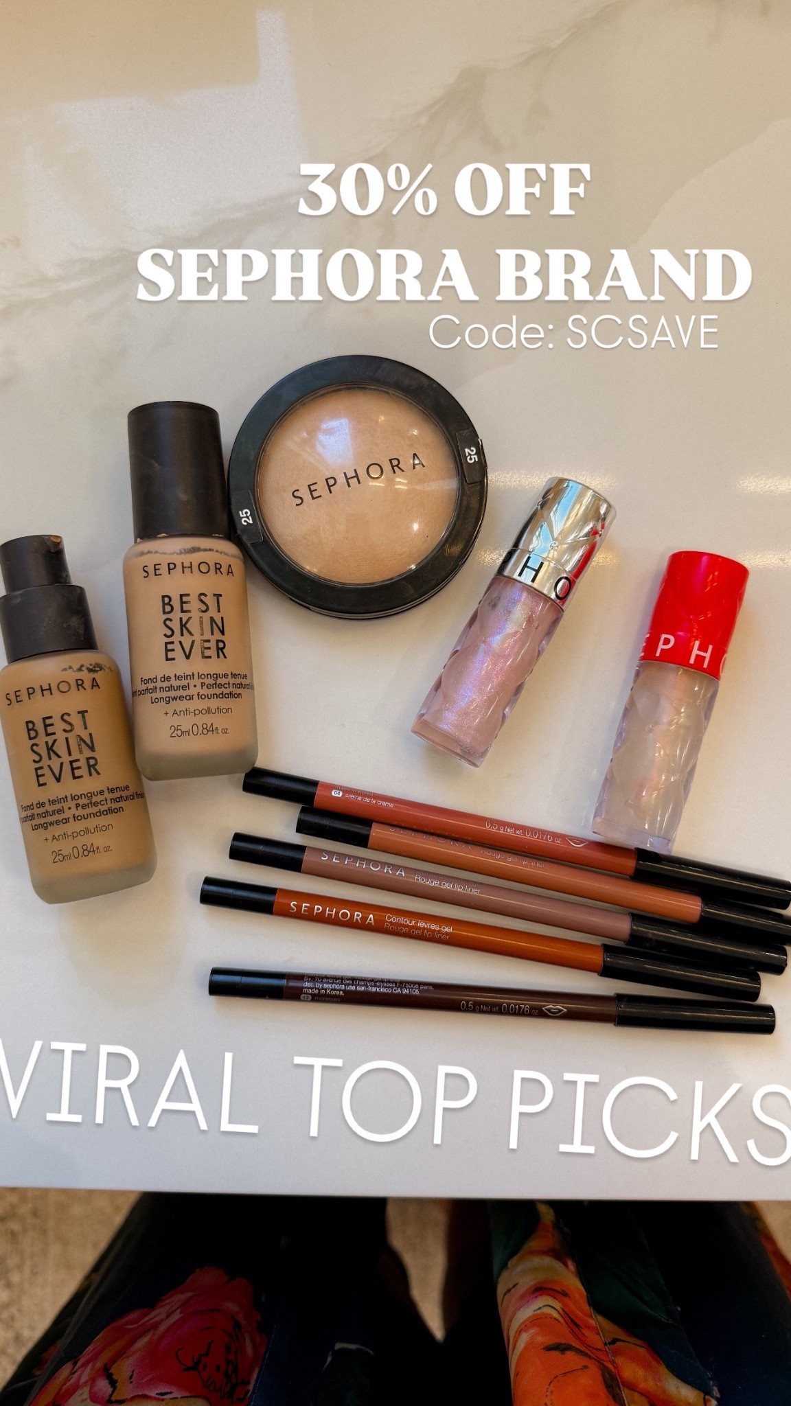 Sephora Collection Top Picks
USE CODE: SCSAVE for 30% OFF
Foundation
Pressed Powder
Long lasting lip liner; knock on Wood,
Sephora lip Gloss

@kohls #kohlspartner #kohlsfinds

#LTKBeauty #LTKSaleAlert #LTKFindsUnder50