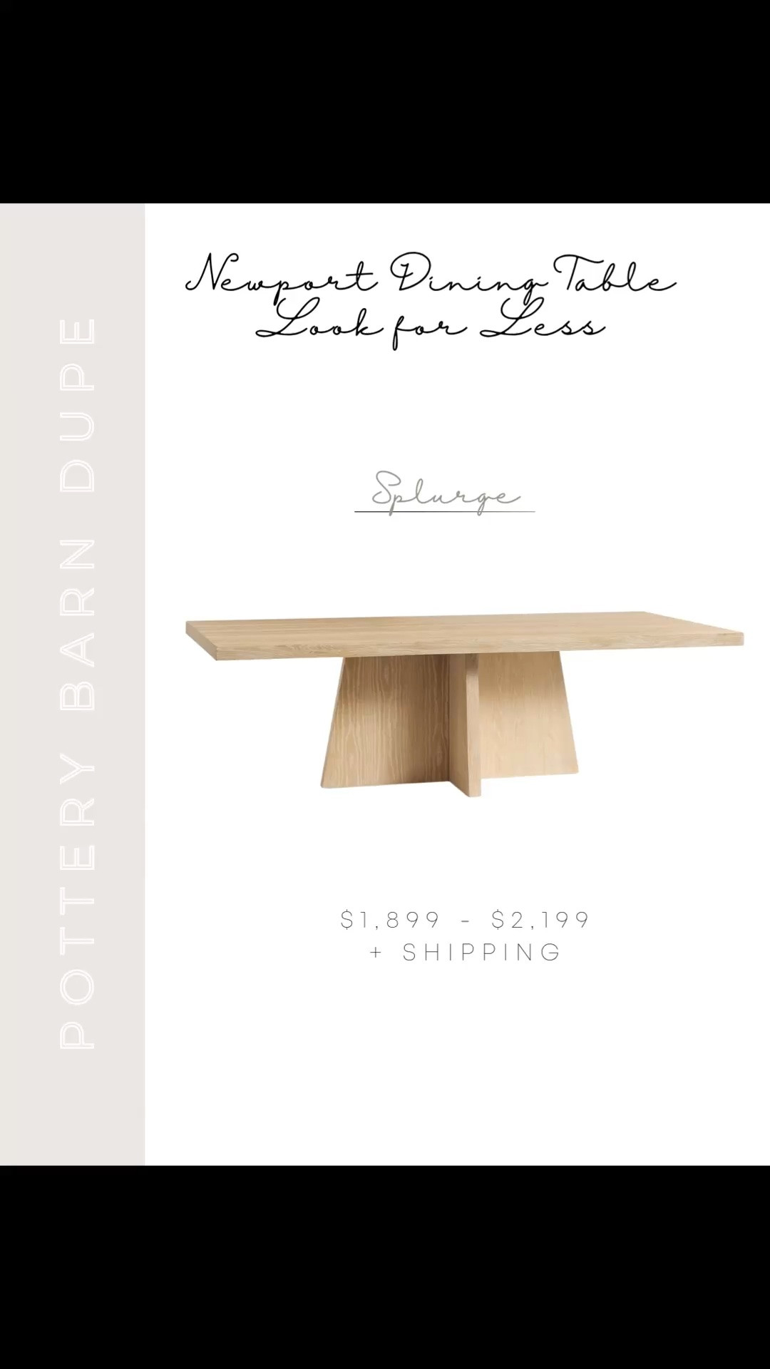 Love the Pottery Barn Newport dining table but not the price? I found the best look-for-less option that gives you that same classic, elevated look for a fraction of the cost — the perfect centerpiece for a warm, timeless dining room. Shop the Newport dining table dupe through the link! 🤍

#LTKSaleAlert #LTKHome