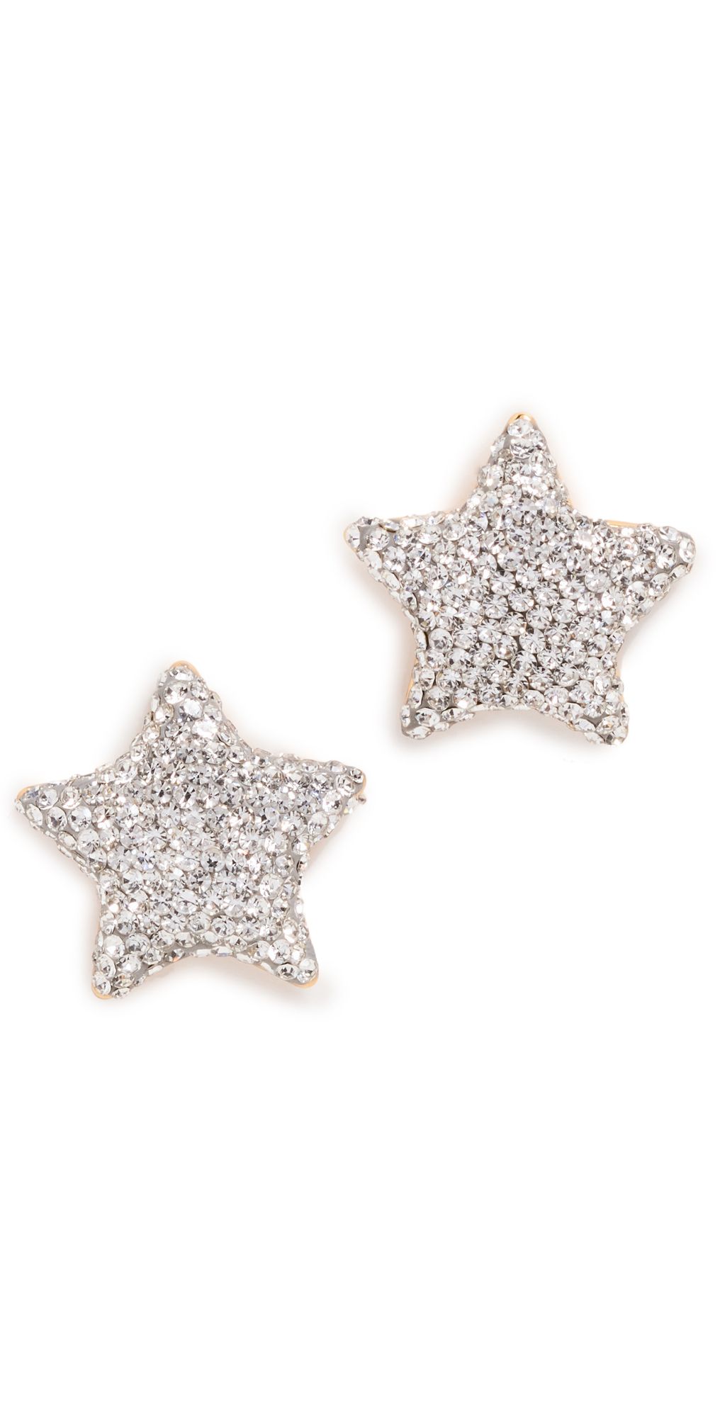 Lele Sadoughi Pave Star Button Earrings | SHOPBOP | Shopbop