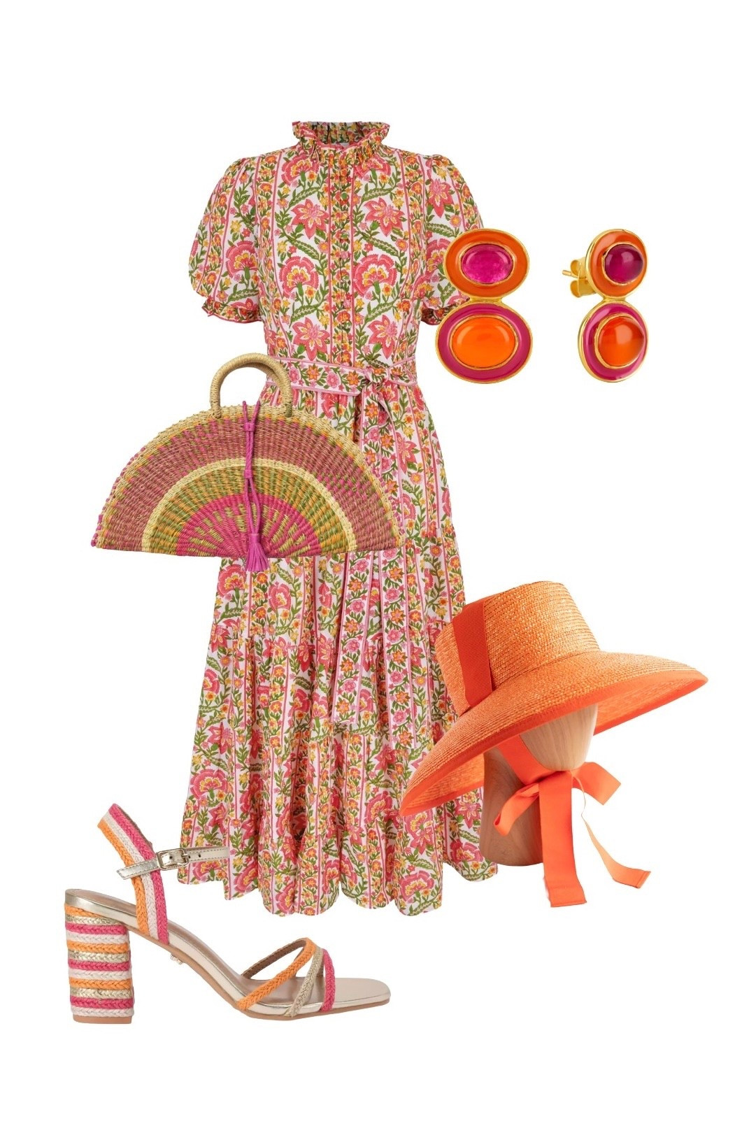 Happy Orange Wednesday! Partner this fabulous screen block print floral dress with colourful accessories - this outfit is utterly adorable for the sunny days ahead. I’ve also added fascinators to the product list should you want to style for a more formal event 🌺🌿🧡

Moghul Print Matilda Maxi Belted Dress - Pink City Prints

Earrings and Straw Bag - Wolf & Badger 

Soprano Block Heel Sandals - Carvela 50% off sale - hurry! 

Orange Straw Hat - Caroline Gardner (not on Shop LTK)

#LTKdresses #LTKeurope #LTKsummer