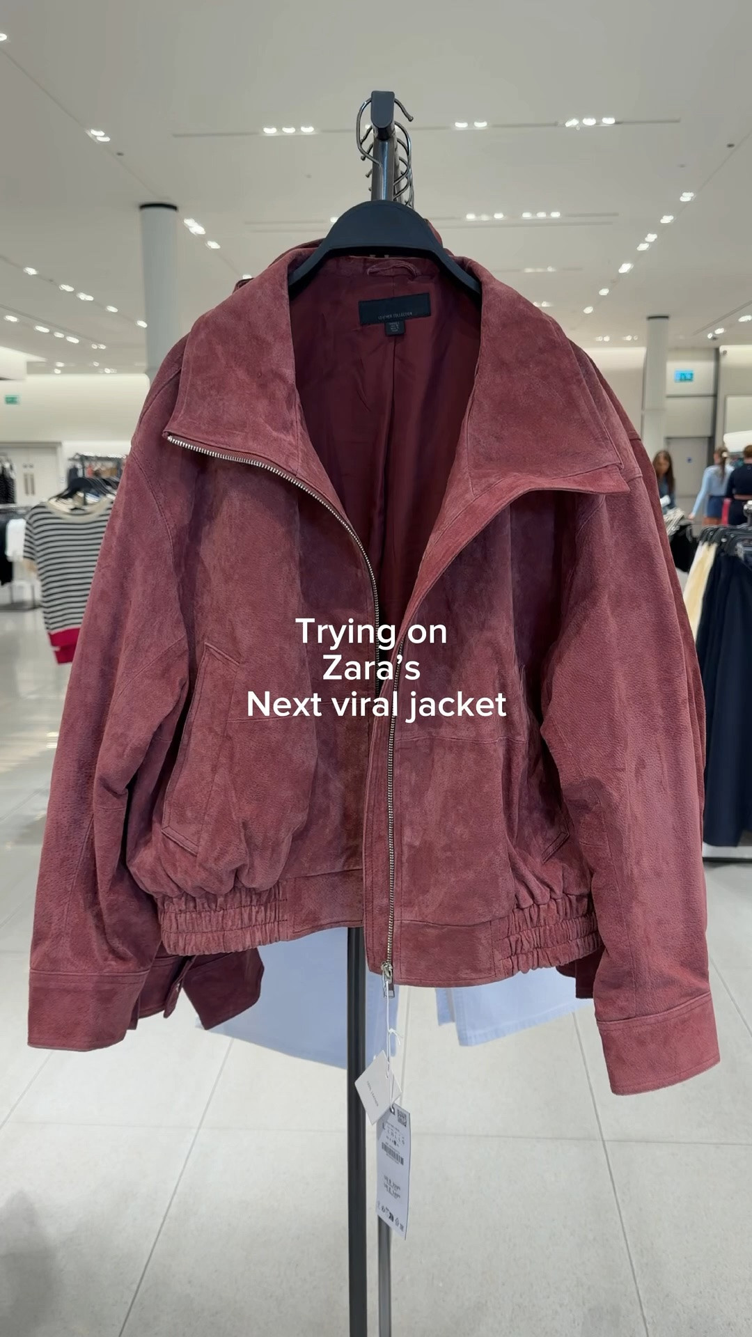 Suede jacket in the most gorg colour 😍😍😍