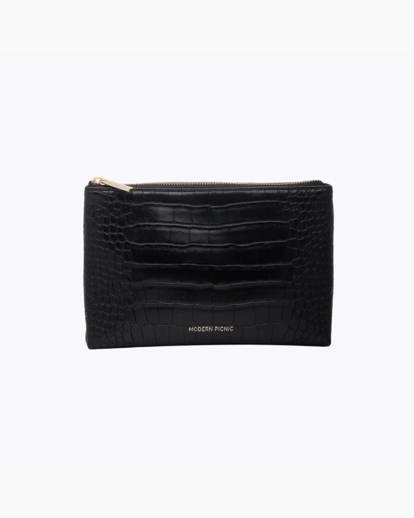 THE SNACKER - BLACK CROC | Modern Picnic
