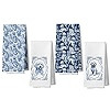 Chinoiserie Goldendoodle Kitchen Dish Towels, Goldendoodle Gifts, Blue and White Chinoiserie Gold... | Amazon (US)
