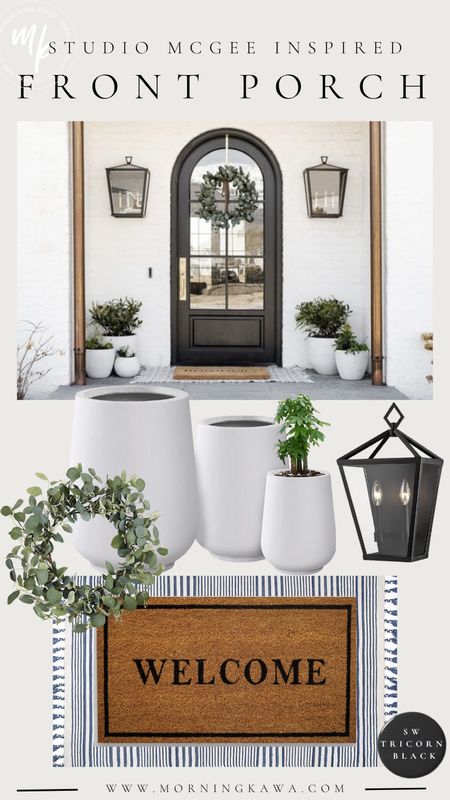 Mcgee inspired Spring front porch update with all #Amazonfinds 

#LTKhome