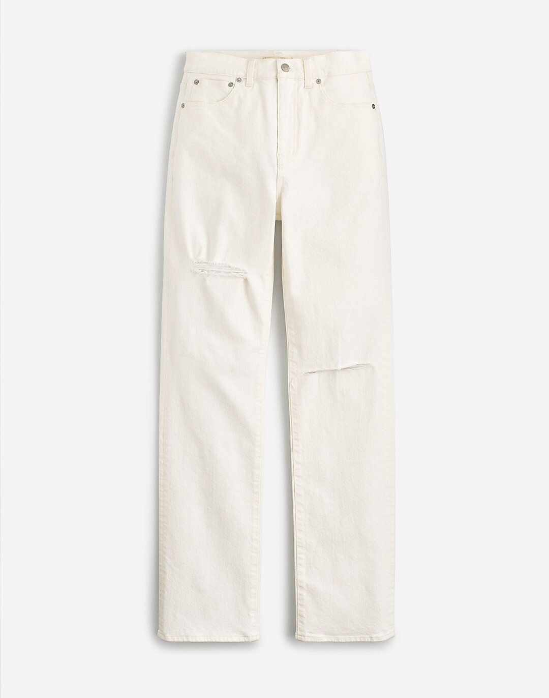 The Tall '90s Straight Jean in Tile White: Ripped Edition | Madewell