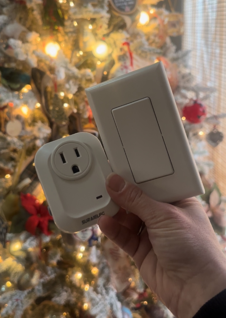 The best Amazon find for Christmas. Less than $15. A wireless outlet with remote for your Christmas decor. Use for your Christmas tree, garland, or outside lights 
#amazonfind #amazonchristmas #amazonmusthave

#LTKhome #LTKHoliday #LTKSeasonal