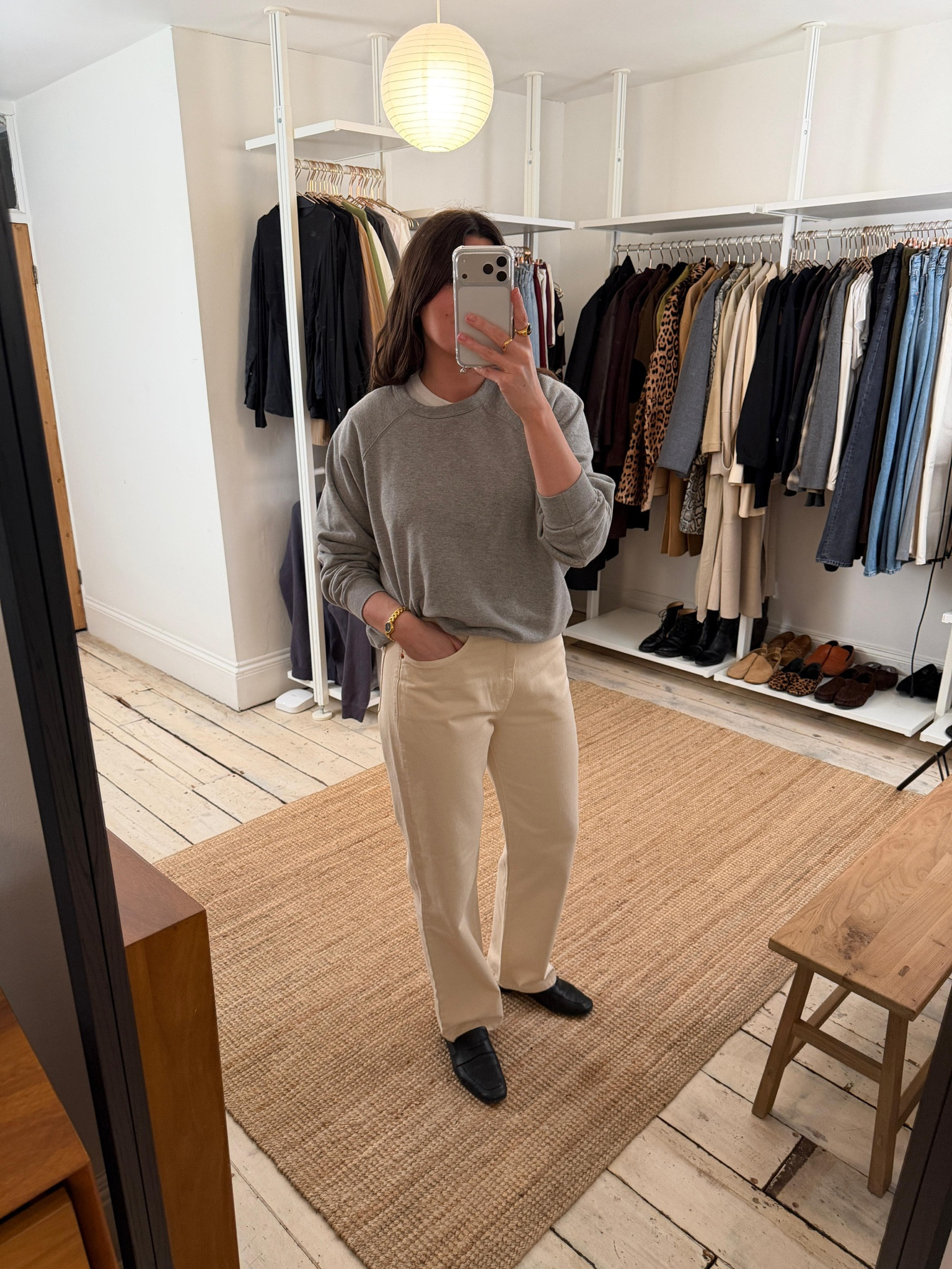 Smart causal, dressing up a sweatshirt with white denim and Le Monde Beryl loafers, similar linked below

#LTKspring #LTKstyletip