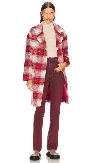 Sophie Coat in Pink & Multi | Revolve Clothing (Global)
