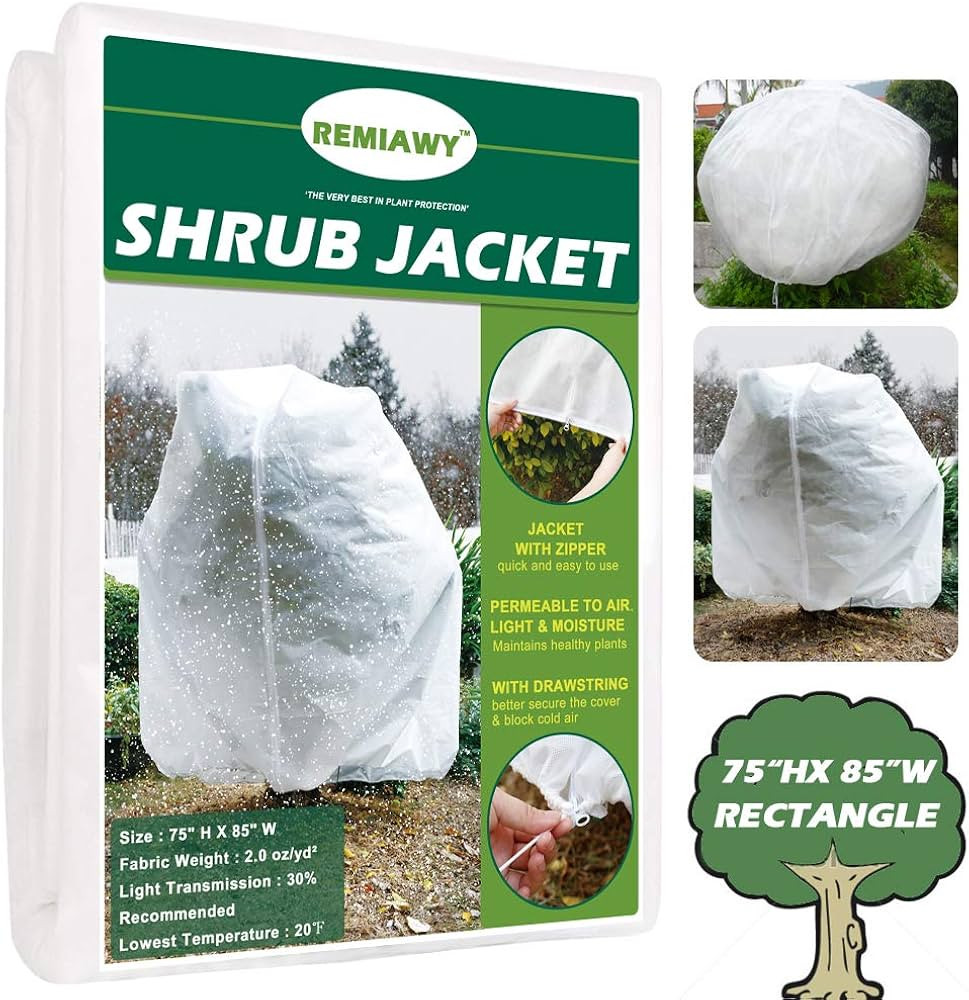 REMIAWY Plant Covers Freeze Protection Frost Blanket for Plants Tree Blanket Cover Shrub Covers J... | Amazon (US)