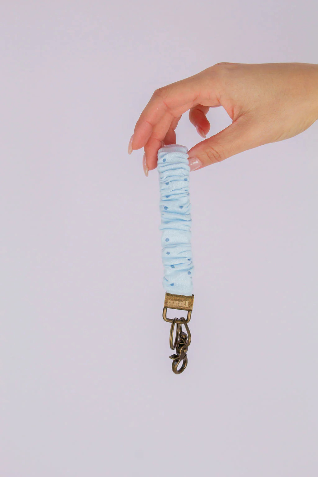 Blue Polka Dot Keychain | Shop Andi