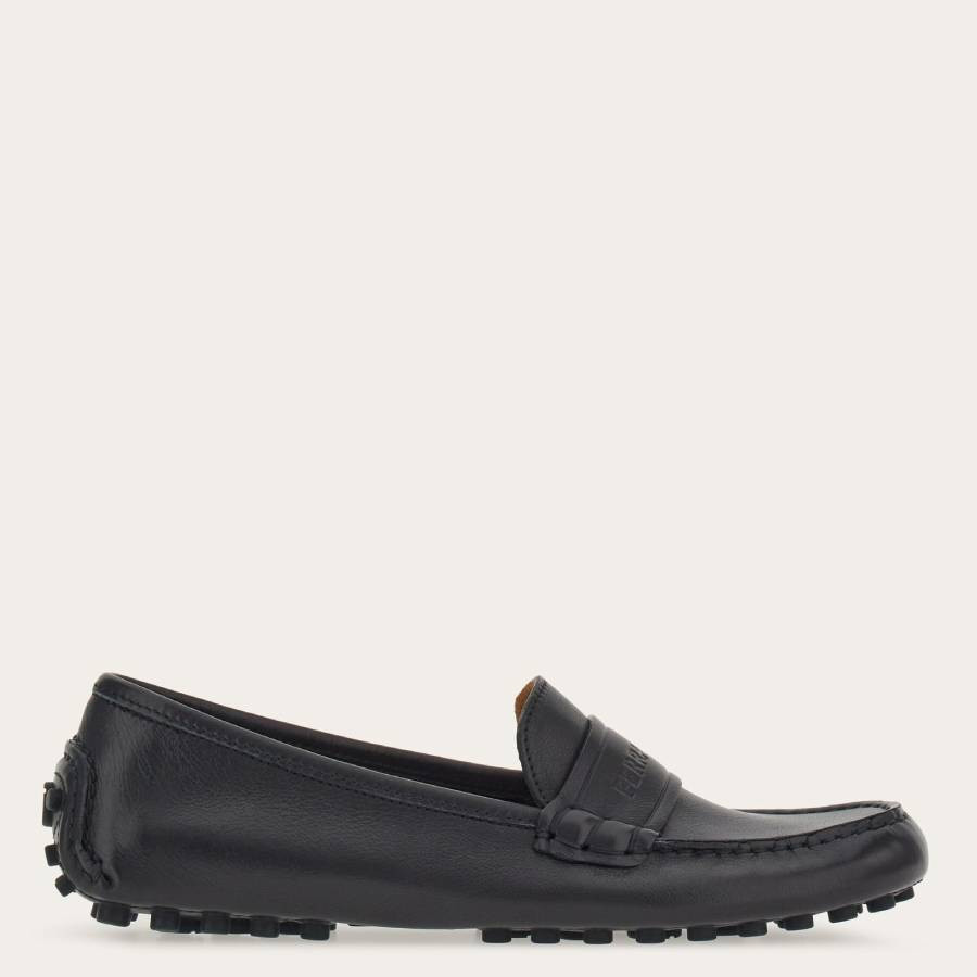 Ferragamo Iside Driver Moccasins with Logo | Jomashop.com & JomaDeals.com