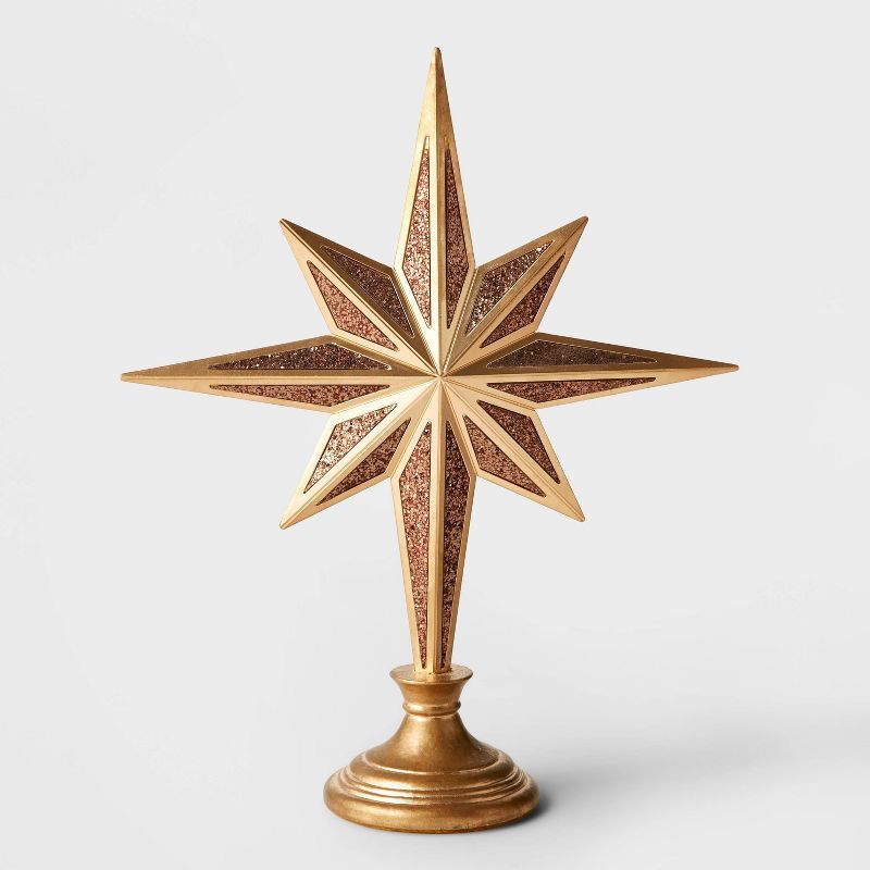 12.5" Plastic Star Decorative Sculpture Gold - Wondershop™ | Target
