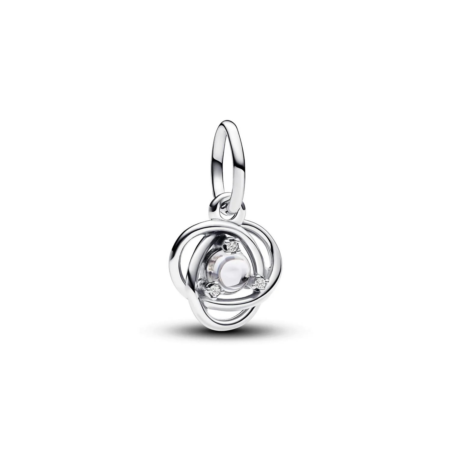 Women's Eternity Circle Dangle Charm In Clear | Shop Simon