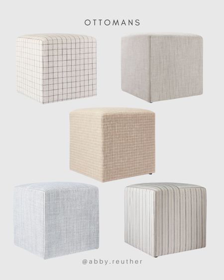 Great ottoman with lots of pattern options. 

Accent furniture, home decor, home design, bedroom furniture, living room furniture, entry way furniture, target home

#LTKhome