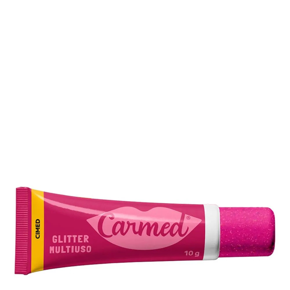 Hidratante Labial Carmed Glitter 3 Em 1 Boca, Rosto e Olhos Rosa Holográfico 10g | Drogaria Sao Paulo (BR)