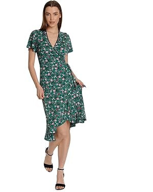 Vive Maria Garden of Eden Damen Wickelkleid grün Allover | Amazon (DE)